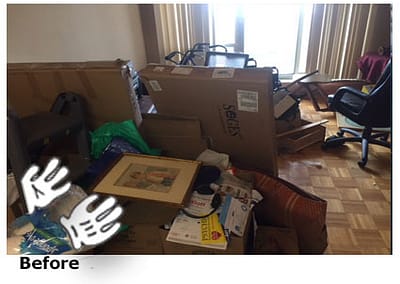 CHUCK-IT Removal Services after property management unit cleanup