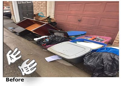CHUCK-IT Removal Services after residential pickup