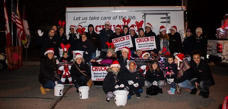 CHUCK-IT Removal Services Ajax Santa Claus Parade
